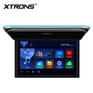 จอภาพติดรถยนต์แบบพับลงได้ XTRONS ขนาด 17.3 นิ้ว ความจุ 2+32GB ความละเอียด 1920x1080P หน้าจอ IPS ระบบ Android พร้อมเสียงคุณภาพสูง รองรับ HD/Dual AV Input เล่นวิดีโอ 4K ได้ - Product Image 2