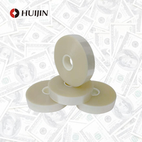 Ruban de cerclage plastique transparent HUIJIN 50 mm en OPP pour billets et espèces, à fusion à chaud, pour regroupement