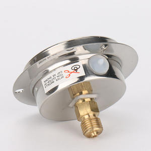 압력 게이지 <span class=keywords><strong>Bourdon</strong></span> 튜브 기체 및 액체 매체 압력계 진공 압력을위한 기계식 공기 압력 게이지 - Product Image 4