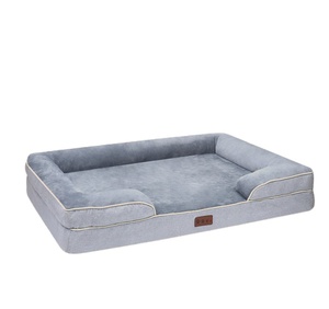 GREENWELL Orthopedic Dog <strong>Bed</strong> for Extra Large Dogs Waterproof Memory Foam Washable Removable Cover Grey - Product Image 1