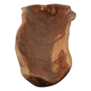 Ciotola in Legno di Teak, Centrotavola Decorativo Lungo, Accessorio Moderno e Rustico per Tavolino da Caffè - Product Image 3