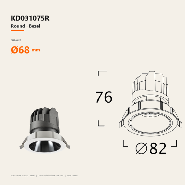 Smart 8W 12W 15W LED Downlight WiFi Tuya Zigbee Matter RGBCW Dimmable IP54 Anti-Glare Recessed Ceiling Lamp Indoor