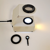 Table Polariscope Gemological Instrument LED Yellow Light Jewelry Identification Tool for Professional Analysis