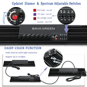 Шэньчжэнь Bava 240 Вт Высокая PPFD Регулируемый спектра Mix 3000K 5000K белый Samsung Lm301H 660nm УФ ИК 3 мкмоль 4 канала <span class=keywords><strong>led</strong></span> <span class=keywords><strong>grow</strong></span> <span class=keywords><strong>light</strong></span> - Product Image 2