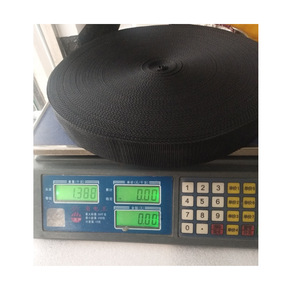 Black Twill <b>Webbing</b> 38Mm Polyester Nylon Durable Outdoor Use - Product Image 2