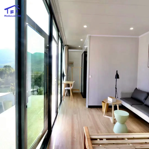 Maison conteneur modulaire préfabriquée en panneaux sandwich d'acier à installation facile, type Apple Cabins, Tiny House, pour hôtel - Product Image 3