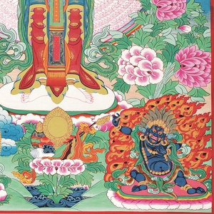 Réplique de Thangka bouddhiste sur <span class=keywords><strong>toile</strong></span>, portrait de Guanyin à mille mains, collection muséale, haute résolution, anti-UV, écologique - Product Image 5