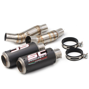 Tuyau d'échappement intermédiaire modifié à double sortie pour moto Kawasaki Z1000 R SX <span class=keywords><strong>Ninja</strong></span> <span class=keywords><strong>1000</strong></span> en acier inoxydable - Product Image 4