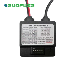 Línea de reducción de voltaje del registrador de conducción con fusible de fuente de alimentación, protección de bajo voltaje con interruptor 3A cable de alimentación del automóvil - Product Image 3