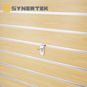 Slatwall Hội Đồng Quản Trị Móc OEM Tùy Chỉnh Quần Áo Giày Hai Lớp Giá Chrome Kim Loại Móc Áo Móc Cho Cửa Hàng Bán Lẻ - Product Image 6