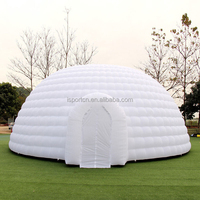 Dôme à bulles de neige LED pour fête, personnalisé avec une tente igloo gonflable pour enfants