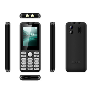Ponsel Dual Torch Layar 2.4 Inci Dual SIM untuk Lansia dengan Baterai 3000mAh Sistem Operasi Linux Bahasa Spanyol Jerman Prancis Radio FM - Product Image 2