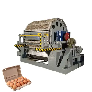 No pollution economic occ waste paper fiber pulp paper egg packing carton box molding forming machine