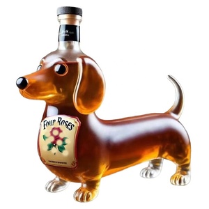 Carafe à <span class=keywords><strong>whisky</strong></span> en verre soufflé à la main en 3D, transparente, avec motif de bouledogue <span class=keywords><strong>français</strong></span>, design unique avec le doigt d'honneur, pour cadeaux d'affaires - Product Image 5