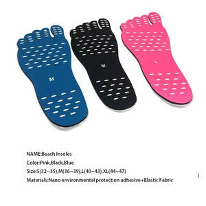 แผ่นรองในรองเท้าเมมโมรีโฟมที่มีคุณภาพดีแผ่นรองเท้าชายหาดแบบเท้าเปล่าเท้าขนาด S M L XL สำหรับ - Product Image 2