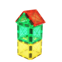 Wellbbplay - Juego de 100 Piezas de Bloques Magnéticos Educativos para Niños Pequeños, Bloques de Juego de Ensamblaje de Formas 3D Creativas STEM
