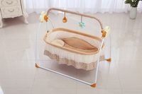Chaise berçante électrique pour bébé, balançoire, appareil intelligent pour apaiser, artefact, berceau électrique, lit de bébé, berceau, nouveau 2026