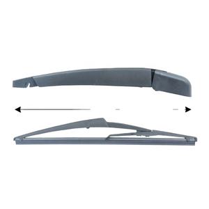 Braccio e Spazzola <span class=keywords><strong>Tergicristallo</strong></span> <span class=keywords><strong>Posteriore</strong></span> KRBA-N1Q1 per <span class=keywords><strong>NISSAN</strong></span> <span class=keywords><strong>QASHQAI</strong></span> Anno 2008, Lama 310mm e Braccio 295mm - Product Image 1