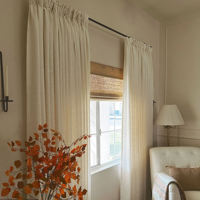 Échantillons de rideaux en lin sur mesure, rideaux occultants de luxe pour salon et chambre, avec dimensions personnalisées