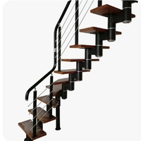 Escaliers en colimaçon modernes Vente personnalisée Echelle en fer métallique Escalier en colimaçon Escalier en colimaçon en acier inoxydable pour intérieur extérieur