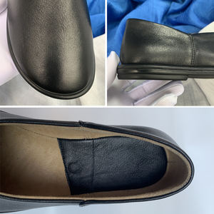 Mules et sabots en cuir noir haut de gamme pour hommes, antidérapants, résistants à l'usure, nouvelle collection été, design personnalisé et tendance - Product Image 6