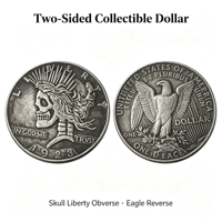 Réplique de la pièce d'argent de la paix de 1923, 90 % argent, 26,73 g, pièce commémorative vintage, objet de collection, cadeau pour les numismates