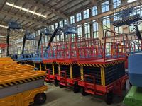 Plateforme de travail élévatrice à ciseaux autopropulsée électrique 8m 10m pour le levage de personnel
