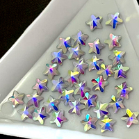 Strass thermocollants en forme d'étoile de qualité supérieure, 3 mm à 7 mm, 10 grosses unités, 1440 pièces, pour transferts de strass pour nœuds de cheerleading