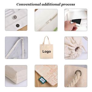 Wholesale Eco Friendly Reusable Designer <b>Canvas</b> Shopping <b>Tote</b> Bag Cotton Plain <b>Canvas</b> <b>Tote</b> Bag With Custom Logo Printed - Product Image 5