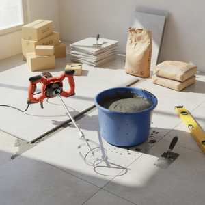 خلاط صناعي كهربائي عالي القدرة لطلاء الدهانات والمعجون والمساحيق، آلة رش محمولة تعمل ببطارية ليثيوم بدون فرش 4.1 كجم معتمدة من الأيزو - Product Image 6