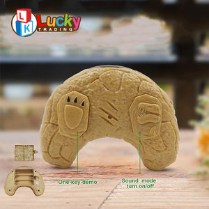 Juguete de <span class=keywords><strong>Dinosaurio</strong></span> T-Rex <span class=keywords><strong>Robot</strong></span> Caminante a Control Remoto de Lucky Toys, Simula Lanzamiento de Huevos con Llama, Luz y Rugido - Product Image 3