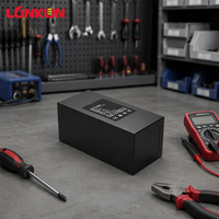Batterie au lithium rechargeable personnalisée LongKun, boîtier compact noir, batterie haute capacité pour appareils électroniques, OEM