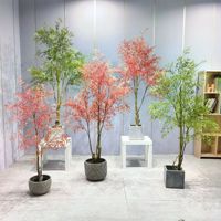 Nouvelle Collection 2026 : Plantes Artificielles Modernes pour l'Intérieur – Palmiers et Bonsaïs en Pots en Plastique pour Décoration Intérieure et Aménagement Paysager