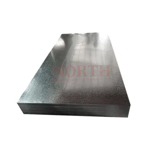 Foglio di alta qualità 26 Gauge rivestito di zinco 2mm foglio di spessore prezzo Per KG piastra in acciaio zincato