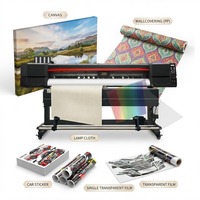 Mesin Cetak Inkjet Seri UV I3200 1.8m Terlaris, Printer Inkjet Format Besar Eco Solvent