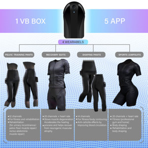 Produits de fitness intelligents Short unisexe professionnel pour brûler les graisses 10 Abs Ios App Batterie rechargeable étanche Couleur personnalisée - Product Image 6