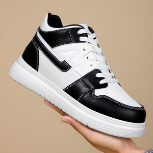 Nuevos Zapatos Deportivos Casuales de Cuero para Hombre con Aumento de Altura Invisible, Zapatos Elevadores Deportivos para Hombre 6CM 8CM 10CM - Product Image 2