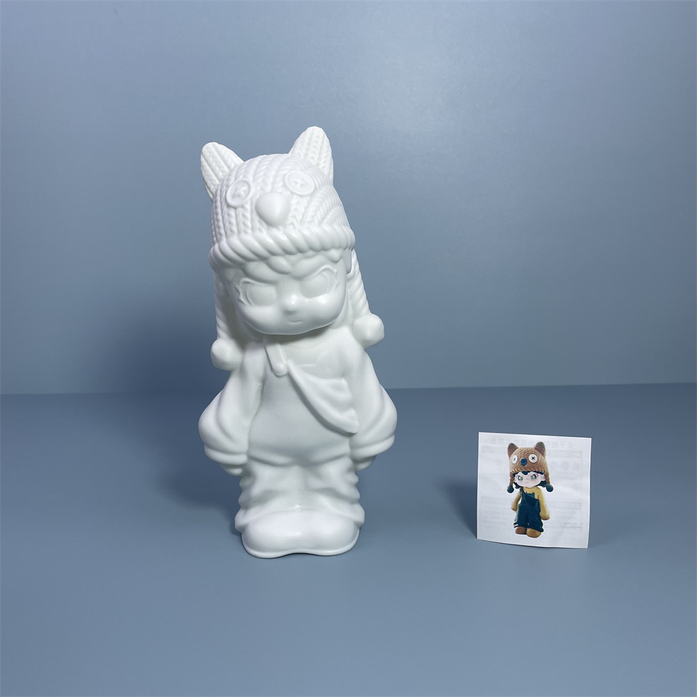 Standing posture pulls elder sister white embryo-22cm high ks161