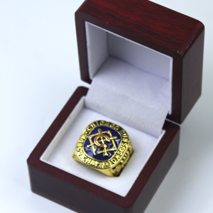 Vente en gros - Bague <span class=keywords><strong>de</strong></span> sport hip-hop personnalisée en alliage plaqué argent 925 avec strass en <span class=keywords><strong>cristal</strong></span>, modèle Chicago Little Bear Champion 2016, unisexe, cadeau - Product Image 6