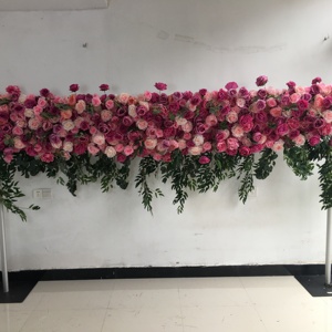 SPR Home Decor ชุดดอกกุหลาบและดอกโบตั๋นประดิษฐ์ทำมือ ตกแต่งผนังผ้า ฉากหลังดอกไม้ประดิษฐ์ สำหรับวันแม่ - Product Image 5