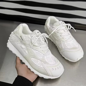 Sneakers di Design di Alta Qualità, <span class=keywords><strong>Scarpe</strong></span> <span class=keywords><strong>Sportive</strong></span> da Passeggio con Chiusura a Lacci, Ammortizzazione e Funzione Rialzante - Product Image 3