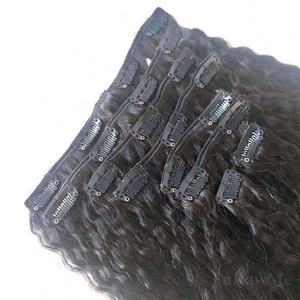 Extensiones de Cabello Natural Vietnamita ISWEET, Clip-ins Sin Costuras, Cabello Remy Real, Liso y Rizado, Extensiones de Cabello con Clip - Product Image 3