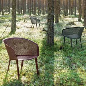 Chaise en métal simple et moderne pour restaurant, café, patio, jardin, plage, loisirs, extérieur - Product Image 6
