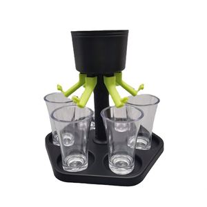 Dispensador de Bebidas con Logotipo Personalizado, 6 Vasos de Chupito, Dispensador de Vino, Whisky, Cerveza y Licores, Accesorios de Bar, Juegos de Fiesta, Herramientas para Beber - Product Image 2