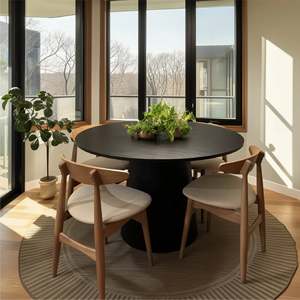 Round <strong>Dining</strong> Room <strong>Table</strong> <strong>Space</strong> <strong>Saving</strong> <strong>6</strong> Seater Design Wood Italian <strong>Dining</strong> <strong>Table</strong> Extendable - Product Image 4