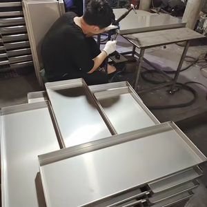 Khay nướng bằng nhôm cấp thực phẩm 600*400, khay nướng lò, khay nướng có viền kép - Product Image 4