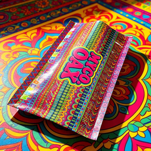Bolsas de Mylar con Cierre CR Impresas Personalizadas, Bolsa con Sellado de Tres Lados para Empaque de Dulces y Gomitas de Frutas - Product Image 4