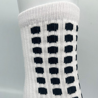 Yinyueli — chaussettes de sport antidérapantes pour hommes, avec film de frottement classique, professionnelles de football, à compression personnalisée