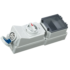 <span class=keywords><strong>Interruttore</strong></span> Meccanico a 5 Poli con <span class=keywords><strong>Presa</strong></span> 32A IP67, <span class=keywords><strong>Presa</strong></span> Industriale Impermeabile Standard Europeo, Rosso e Blu, Due Tipi - Product Image 2