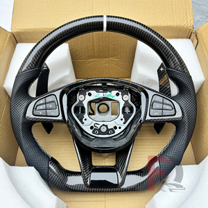 Volant personnalisé en fibre de carbone AMG pour Mercedes Benz AMG C63 C43 G63 C300 CLS W218 W219 550 <span class=keywords><strong>500</strong></span> C257 Clk W209 - Product Image 1